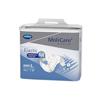 Hartmann Molicare Premium Elastic 6 Drops, 115 - 145cm, 2349ml, Large, 30 Pieces/Pack, (165273) Pack