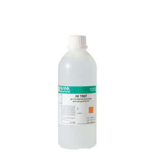 Hanna Instruments Calibration Buffer Solution, pH 7.01, 500ml, Accurate to +/- 0.01 pH at 25degC, Each Each