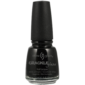 China Glaze Crackle Black Meshnail Polish Ea Each