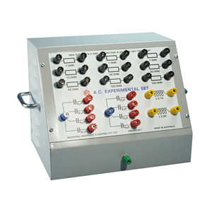 AC Circuits Experiment Set, Chokes, Capacitors and Resistors, Each Each