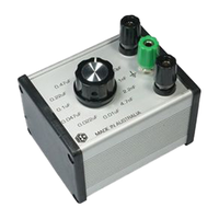 Capacitor Box, 1 Dial,12 Step, 220pF to1uF, 250 Volts DC, Each Each