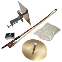 IEC Chaladni's Plates Kit, Square and Round Bronze Plates, Violin, Bow Sand, Each