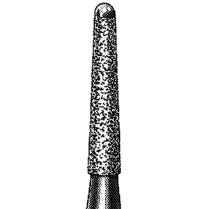 Intensiv 19 Diamond Burs, Domed Taper Fissure, ISO 219524 #12, Friction Grip, Medium, Each Each