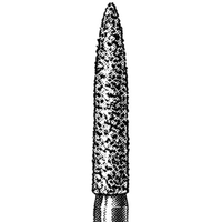 Intensiv 96 Diamond Burs, Flame, ISO 249524 #20, Friction Grip, Medium, Each Each