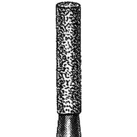 Intensiv 114 Diamond Burs, Long Flat Fissure, ISO 110524 #15, Friction Grip, Medium, Each Each
