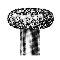 Intensiv 130 Diamond Burs, Wheel, ISO 40524 #35, Friction Grip, Medium, Each Each