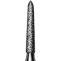 Intensiv 185GS Diamond Burs, Truncated, ISO 298514 #22, Friction Grip, Fine, Each Each