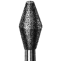 Intensiv 198 Diamond Burs, Inverted Cone Stem, ISO 38524 #59, Friction Grip, Medium, Each Pack