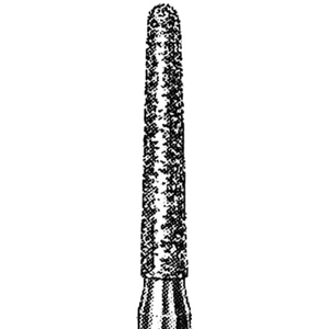 Intensiv D18M Diamond Burs, Domed Taper Fissure, ISO 198524 #15, Friction Grip, Medium, Each Each
