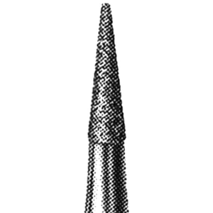 Intensiv D1BS Diamond Burs, Needle Point, ISO 159524 #10, Friction Grip, Medium, Each Each