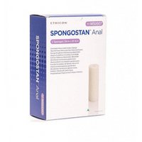 Spongostan Anal, 80 x 30mm Diameter, Sterile, 20 Sponges/Box Box