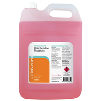 Microshield® 5 Chlorhexidine Concentrate, 5pct w/v Chlorhexidine Gluconate, 5L, Red, Loose Bottle