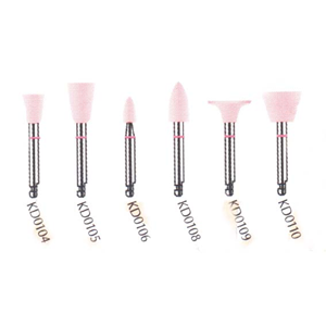 Kenda Hybrid Hi-Shine Polishing, No. 109, 10 x 1mm, Disc, Right Angle, Pale Pink, 6/Pack Pack