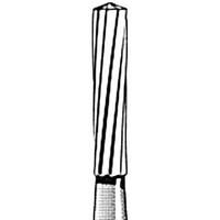 Jet 1170 Tungsten Carbide Burs, Taper Fissure, Dome Friction Grip, 010N, Each Each