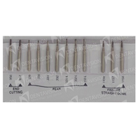 JET BUR PEAR SHAPE LONG AMAL.#333L-5 Pack