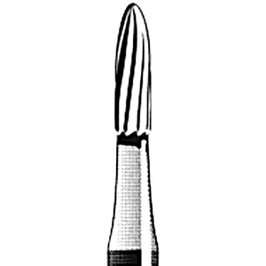 Jet 7803 Tungsten Carbide Burs, Trim and Finishing, Bullet Friction Grip, 012, Each Each