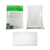 Unipad Protective Pad Clip On, 28.5 x 43cm, 4Ply Paper + 1Ply PE film, Large, White, 100/Pack, 4 Packs/Carton Carton
