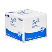 Scott Control Wipers Reinforced Small, 4-Ply, 32.5 x 33cm, 75 Wipers/Pack, Loose Pack