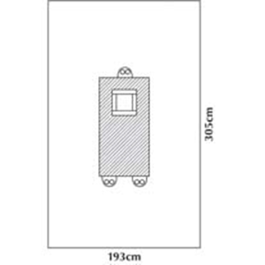 STERILE DRAPE SHT-SQU FENESTRATED DISPOSABLE 13/CTN Carton