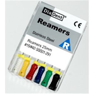 Diadent K Reamers 21mm #45 6/pk Pack