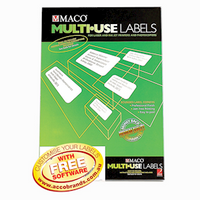 LABELS MULTI-USE WHT 33/SH 70X25.4 100/BOX Box