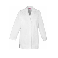 Cotton Laboratory Coat, Small, White, Each Each