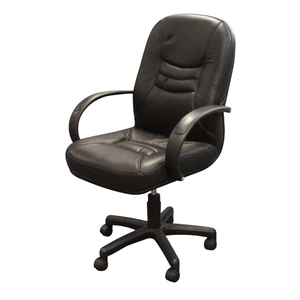 High Back Chair, Black, Each Each
