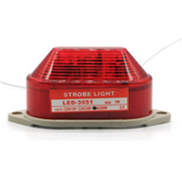 LED FLashing Light, Red, LTE-3051 Each