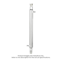 Monash Condenser, Liebig, with Hose Connection, Socket Joint and Cone 19/26, Effective Length: 208mm, Borosilicate Glass, Each Each
