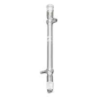 Glassco Condenser, Liebig, with Glass Connector & Drip Tip, Socket Joint & Cone 19/26, Effective Length:250mm, Borosilicate Glass, Each Each