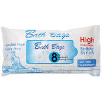 Livingstone Bath Bag Wipes, All In One Ready to Use Cleaning Towel, 19x18.5, Resealable, 8/Pack, 25 Packs/Inner Box Box