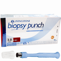 Livingstone Biopsy Punch with Stainless Steel Cutting Edge