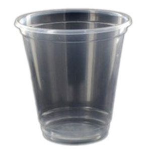 Livingstone Recyclable Plastic Drinking Cups, 225ml, Clear, 50/Pack, 1,000/Carton Carton
