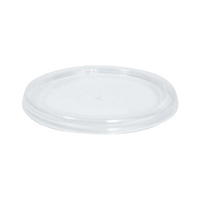 Livingstone Take-Away Round Container Lid Only, Recyclable Plastic, 2oz and 4oz, Clear, 1000 Pieces/Carton Carton