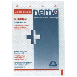 Out of Date, Original Unopened Condition, Price Discounted, While Stocks last, Nema Island Dressing 18 x 8.2cm., Loose Each