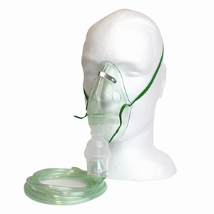 Livingstone AM-1 Softec Aerosol Mask, with Oxygen Tube or Tubing, Adult, Each Each