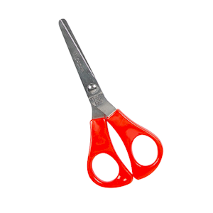 Micador Scissors, Right-Handed, Stainless Steel, 130mm, Red, 12 Pieces/Pack Pack