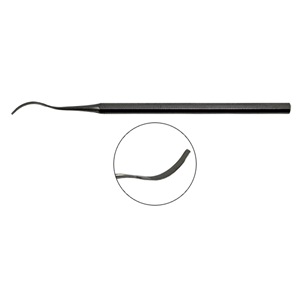 Medicon Gold Foil Instrument, No. 5, Single Ended, Stainless Steel, Made in Germany, Each Each