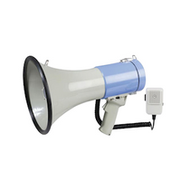 Digitech Personal Megaphone with Detachable Microphone and Siren, 270(H) x 240(W) x 355(D) mm, 25 Watts, with Shoulder Strap, Each Each