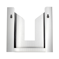 Detectamet Metal Detectable Wall Mountable A4 Document Holder, 247 x 243 x 40 mm, Stainless Steel, Each