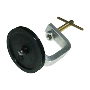 Pulley, 50mm Diameter, Nylon, Horizontal on Bench Clamp Kit