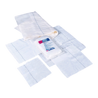 Multigate Abdominal Composite Sponge, 30 x 30cm, UV and X-Ray Detectable, Sterile, 5 Pieces/Pack, 50 Packs/Carton Carton