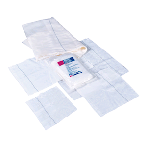 Multigate Abdominal Composite Sponge, 30 x 30cm, UV and X-Ray Detectable, Sterile, 5 Pieces/Pack, 50 Packs/Carton Carton