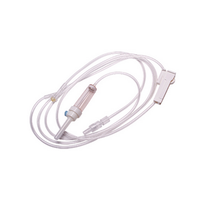 MDevices Infusion Set, 15 micron Filter Vented Chamber and Injection Site (IV010000), 100/Carton Carton