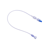 Multigate Microbore Extension Set, 1.0mm Inner Diameter Tube, 25(L)cm Tube, Female to Male Luer Lock with Rotating Collar, 100/Carton Carton