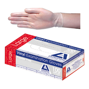 Out of Date, BIG DISCOUNT Liv Vinyl Exam Gloves, Powder Free HACCP, Recycl 6.5g Large Clear, 100/Box As NEW Condition Whilst Stock Last