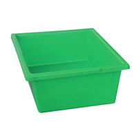 Stack and Nest Crate, 22L, 43 x 32.3 x 21cm, Green, Recyclable Polypropylene, Each Each