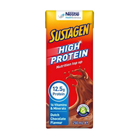 Sustagen Ready To Drink, Dutch Chocolate, 250ml Tetra Pack, 24 Packs/Carton Carton