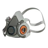 3M Half Face Piece Respirator, Small, Each (6100B) Each
