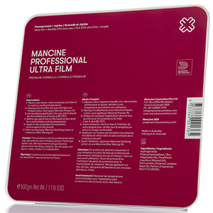 Mancine Hot Wax, Ultra Film Pomegranate, 500 grams, Each Each
